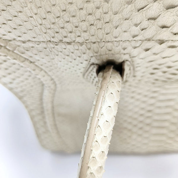 Authenticated pre-owned Phantom Medium Python Beige - Top Handle Bag at Looply
