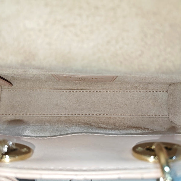 Lady D-Joy Super Mini Cannage Lambskin Pink
