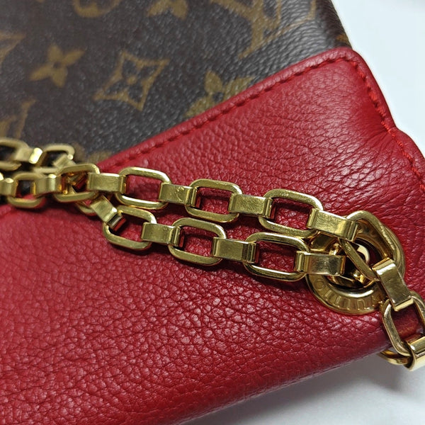 Authenticated pre-owned Pallas Monogram Coated Canvas Brown - Shoulder Bag at Looply
