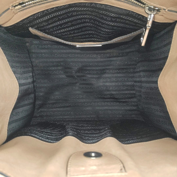 Galleria Small Calfskin Brown