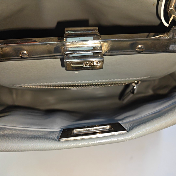 Authenticated pre-owned Peekaboo Mini Calfskin Gray - Handbags at Looply