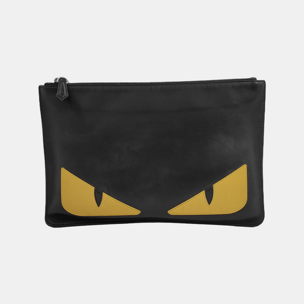 Authenticated pre-owned Monster Calfskin Black - Handbags at Looply