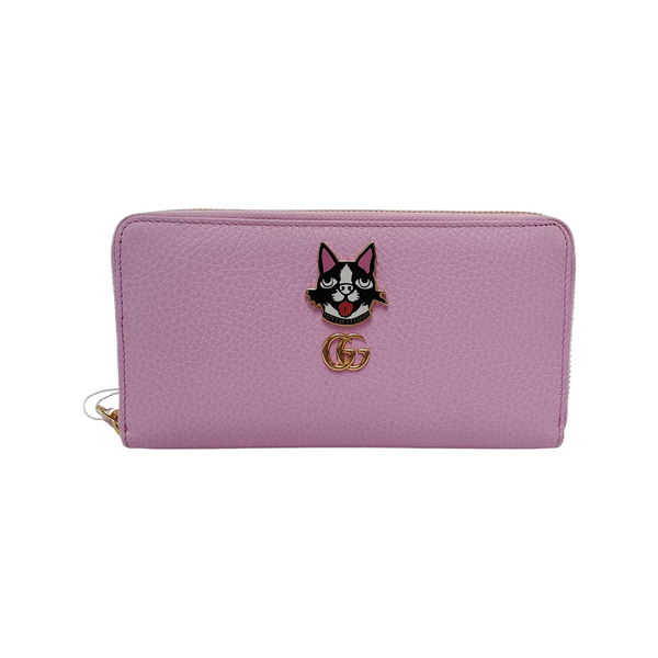Authenticated pre-owned GG Marmont Calfskin Pink Wallet - Wallet at Looply
