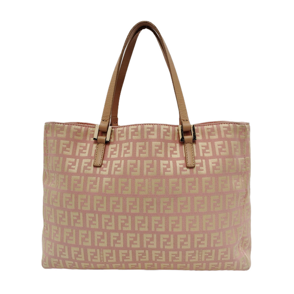 Authenticated pre-owned Zucchino Fabric Pink - Top Handle Bag at Looply