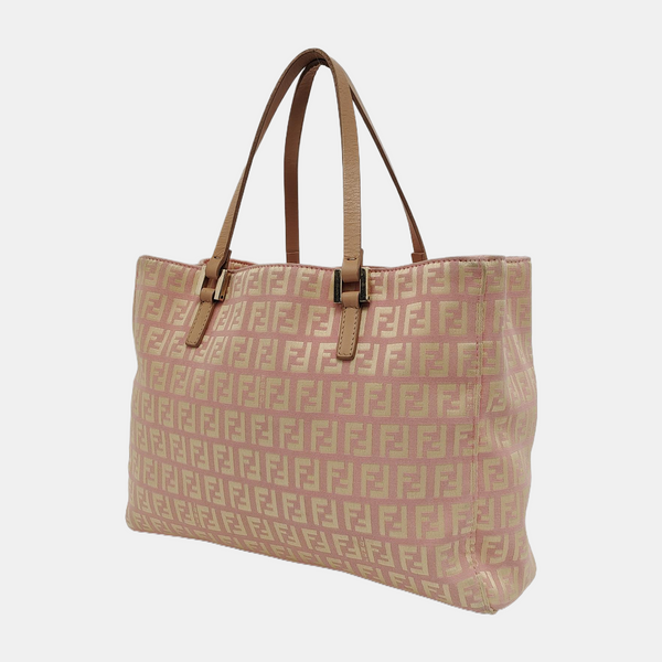 Authenticated pre-owned Zucchino Fabric Pink - Top Handle Bag at Looply