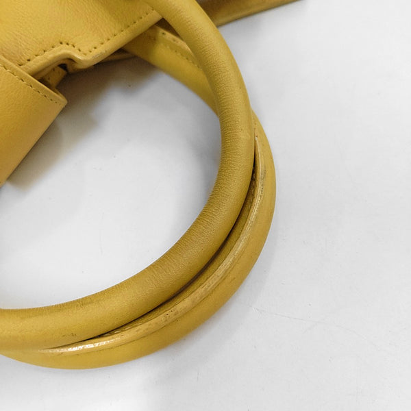Authenticated pre-owned Chyc Y Ligne Small Calfskin Yellow - Shoulder Bag at Looply