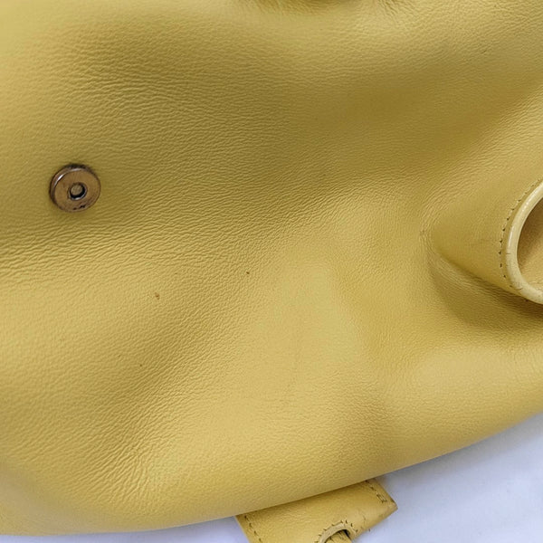 Authenticated pre-owned Chyc Y Ligne Small Calfskin Yellow - Shoulder Bag at Looply