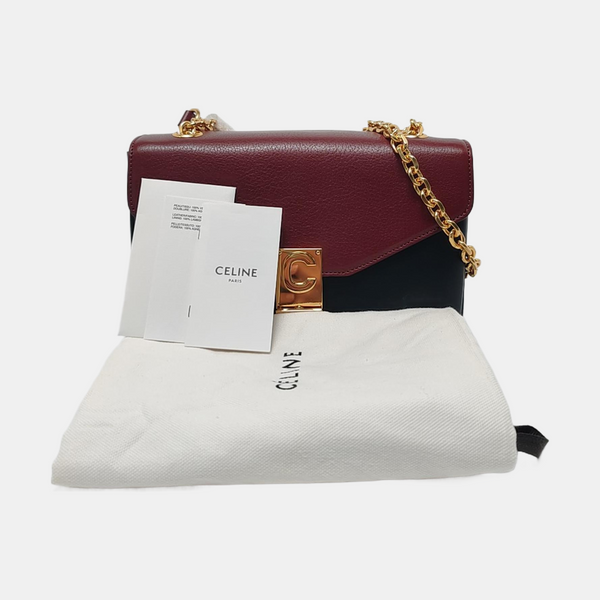 Authenticated pre-owned C Medium Calfskin Black - Shoulder Bag at Looply