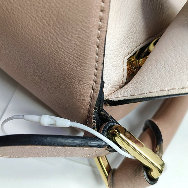 Authenticated pre-owned Puzzle Small Calfskin Beige - Shoulder Bag at Looply