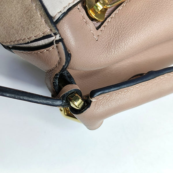 Authenticated pre-owned Puzzle Small Calfskin Beige - Shoulder Bag at Looply