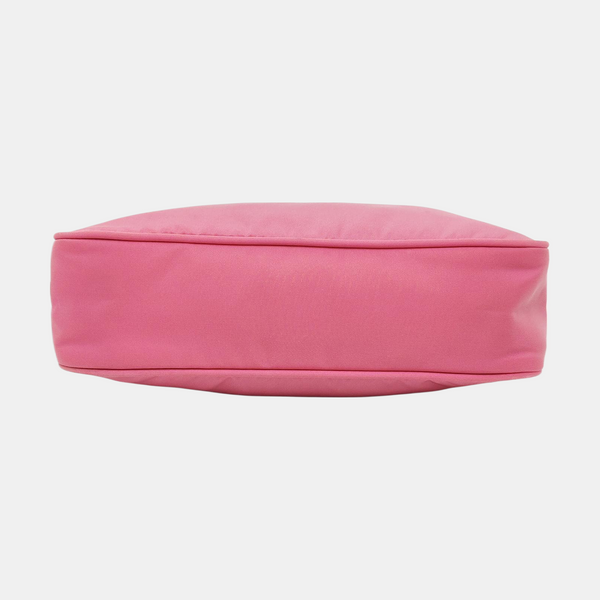 Authenticated pre-owned Re-Edition2000 Mini Nylon Pink - Top Handle Bag at Looply