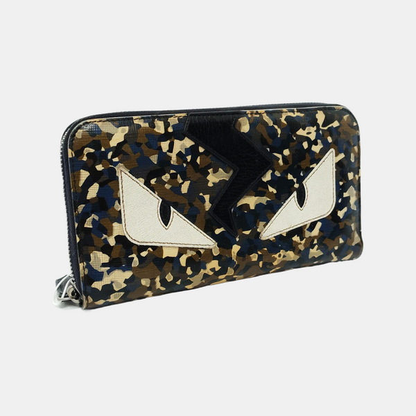 Authenticated pre-owned Monster Calfskin Multicolor Wallet - Wallet at Looply