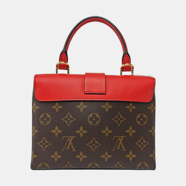 Authenticated pre-owned Locky BB Monogram Coated Canvas Red - Crossbody Bag at Looply