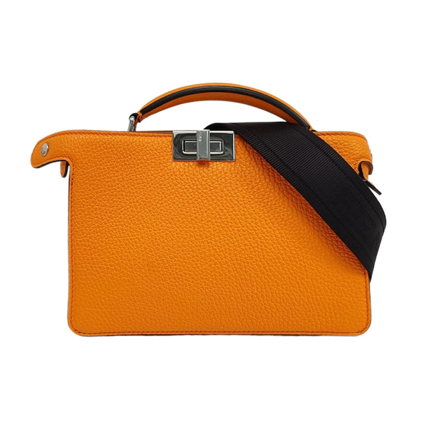 Authenticated pre-owned Peekaboo Essential Calfskin Orange - Shoulder Bag at Looply
