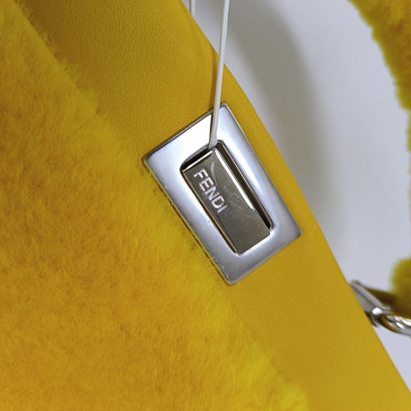 Authenticated pre-owned Peekaboo Mini Fur Yellow - Shoulder Bag at Looply