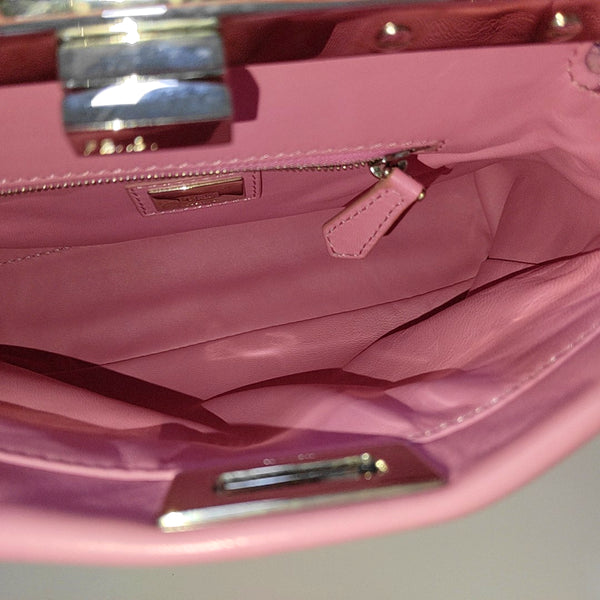 Authenticated pre-owned Peekaboo Mini Fabric Pink - Crossbody Bag at Looply
