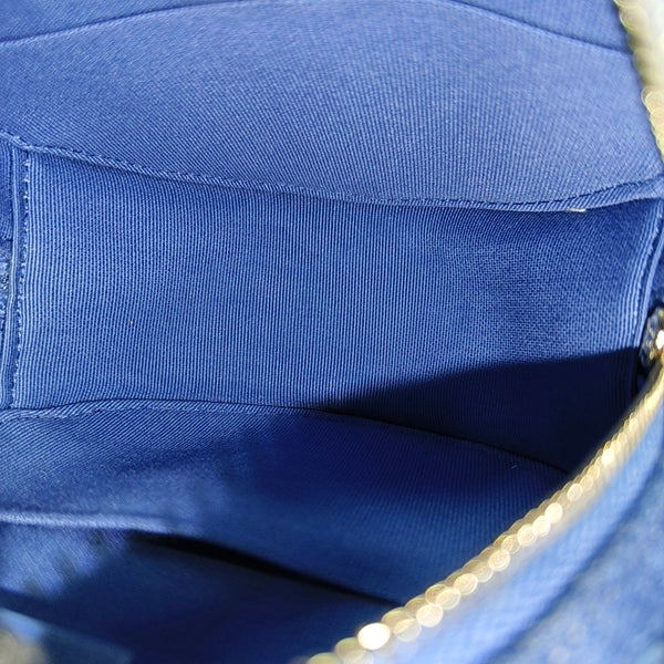 Authenticated pre-owned Chanel 19 Quilted Denim Blue - Shoulder Bag at Looply