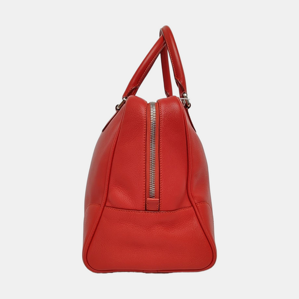 Authenticated pre-owned Amazona Calfskin Red - Top Handle Bag at Looply