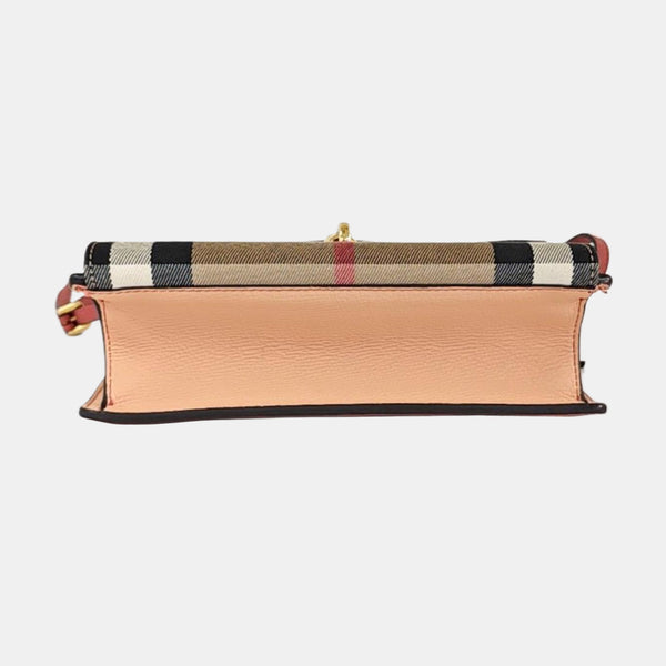 Authenticated pre-owned Burberry Macken Small Patchwork Beige - Shoulder Bag at Looply