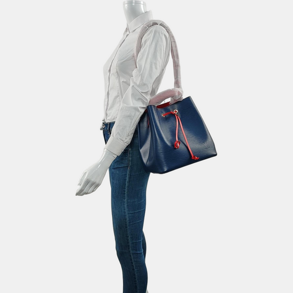 Authenticated pre-owned Néonoé MM Epi Blue - Crossbody Bag at Looply