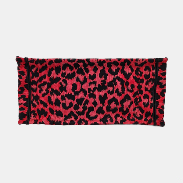 Authenticated pre-owned Book Tote Medium Fabric Red - Top Handle Bag at Looply