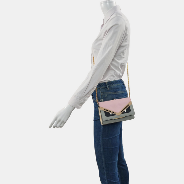 Authenticated pre-owned Monster Calfskin Pink - Crossbody Bag at Looply