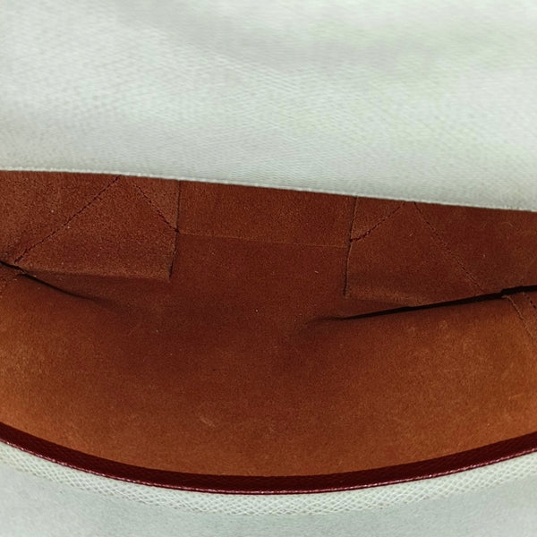 Authenticated pre-owned Vertical Cabas Calfskin White - Shoulder Bag at Looply