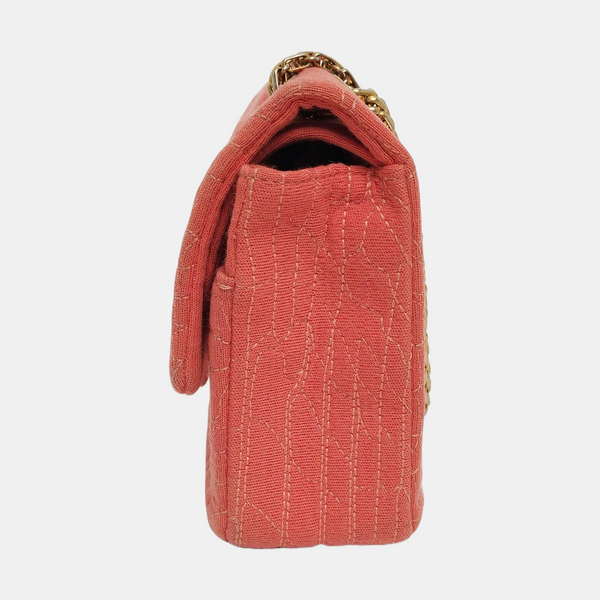 Authenticated pre-owned 2.55 Small Quilted Canvas Pink - Shoulder Bag at Looply