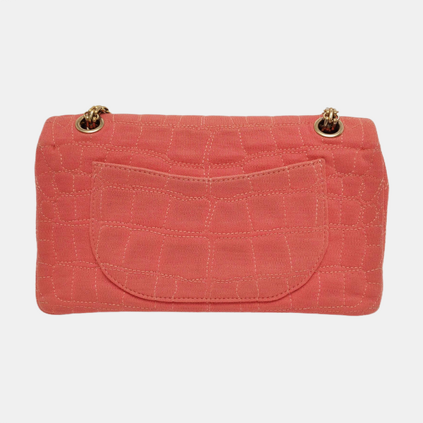 Authenticated pre-owned 2.55 Small Quilted Canvas Pink - Shoulder Bag at Looply