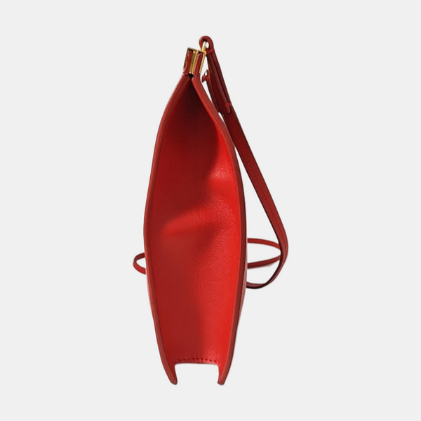 Authenticated pre-owned Clasp Mini Calfskin Red - Crossbody Bag at Looply