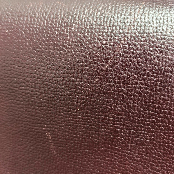 Authenticated pre-owned The Banner Medium Calfskin Burgundy - Top Handle Bag at Looply