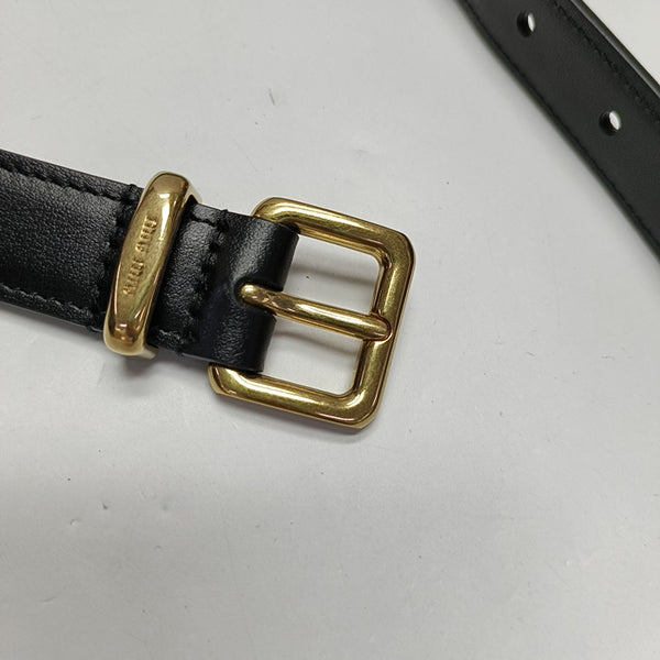 Authenticated pre-owned Arcadie Calfskin Black - Belt Bag at Looply