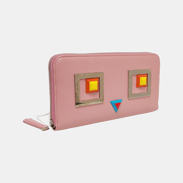 Authenticated pre-owned Monster Calfskin Pink Wallet - Wallet at Looply