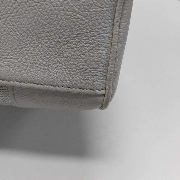 Authenticated pre-owned Saïgon Mini Coated Canvas White - Shoulder Bag at Looply