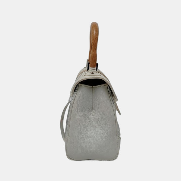 Authenticated pre-owned Saïgon Mini Coated Canvas White - Shoulder Bag at Looply