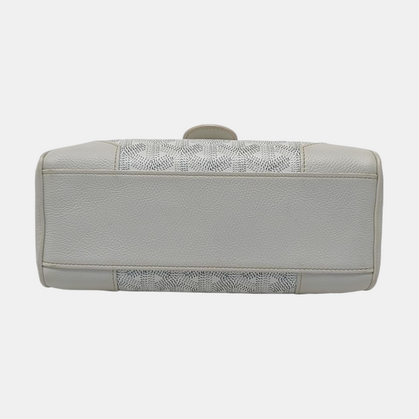 Authenticated pre-owned Saïgon Mini Coated Canvas White - Shoulder Bag at Looply