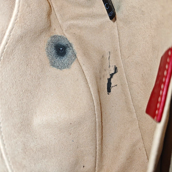 Piel de becerro acolchada GG Marmont roja