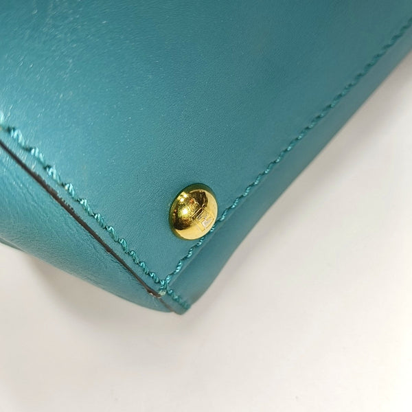 Authenticated pre-owned Peekaboo Medium Calfskin Green - Top Handle Bag at Looply