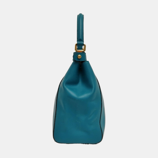 Authenticated pre-owned Peekaboo Medium Calfskin Green - Top Handle Bag at Looply