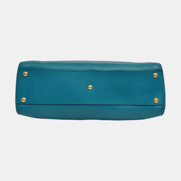Authenticated pre-owned Peekaboo Medium Calfskin Green - Top Handle Bag at Looply
