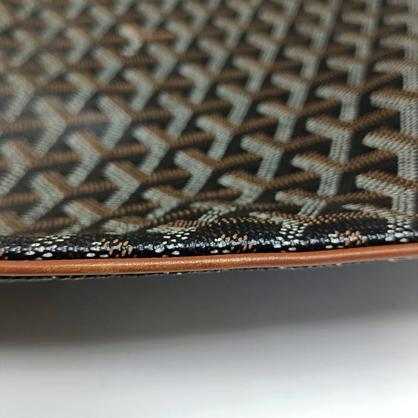 Authenticated pre-owned Sénat Coated Canvas Black - Clutch at Looply