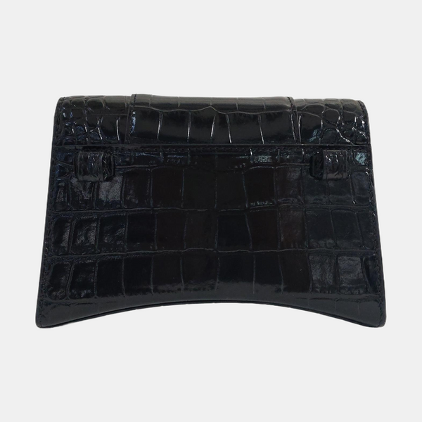 Authenticated pre-owned Hourglass Extra Small Calfskin Black - Belt Bag at Looply