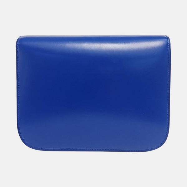 Authenticated pre-owned Classic Box Medium Calfskin Blue - Shoulder Bag at Looply