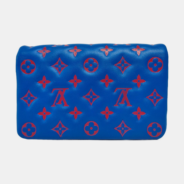 Authenticated pre-owned Coussin Lambskin Blue - Shoulder Bag at Looply