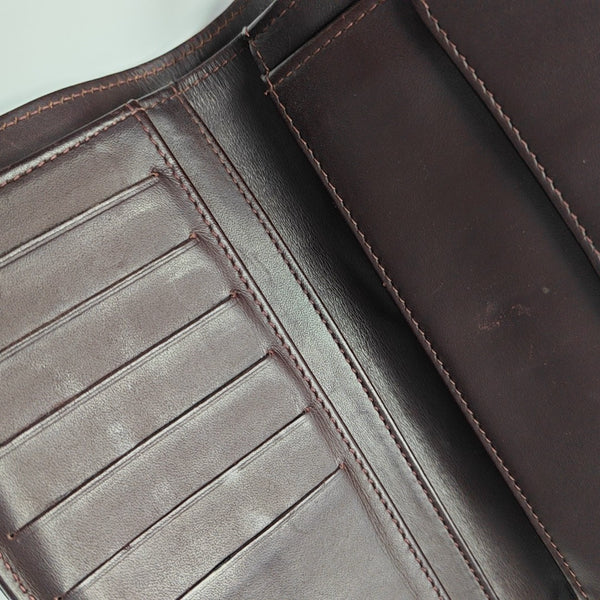 Classic Flap Quilted Grained Calfskin Black Wallet