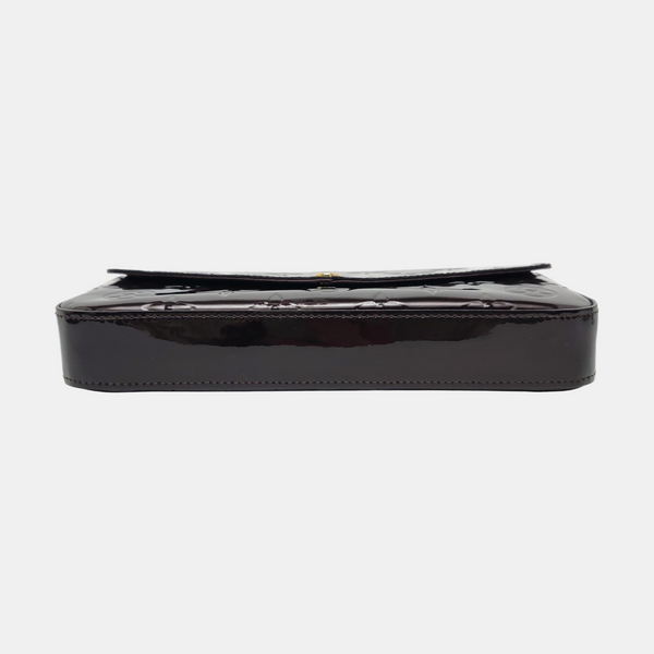 Authenticated pre-owned Félicie Monogram Patent Leather Burgundy - Shoulder Bag at Looply