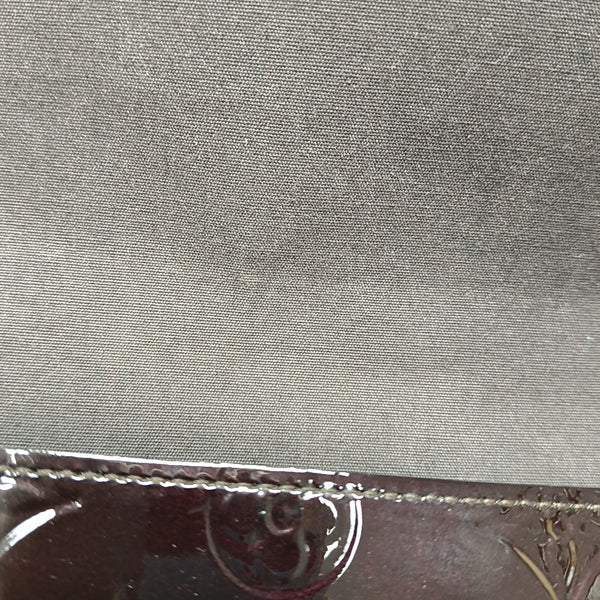 Authenticated pre-owned Félicie Monogram Patent Leather Burgundy - Shoulder Bag at Looply