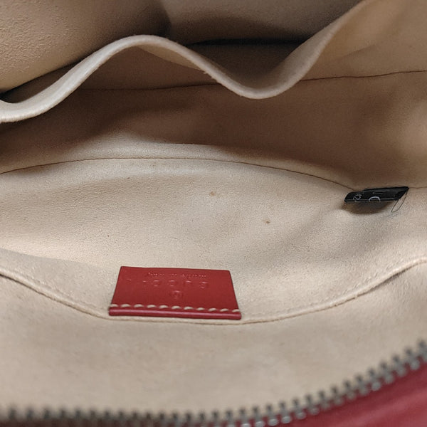 Authenticated pre-owned GG Marmont Quilted Calfskin Red - Belt Bag at Looply