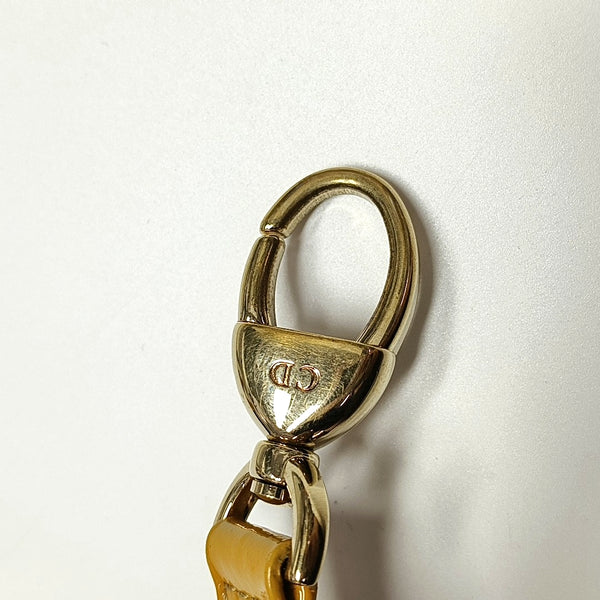 Authenticated pre-owned Lady Dior Cannage Patent Leather Yellow - Shoulder Bag at Looply