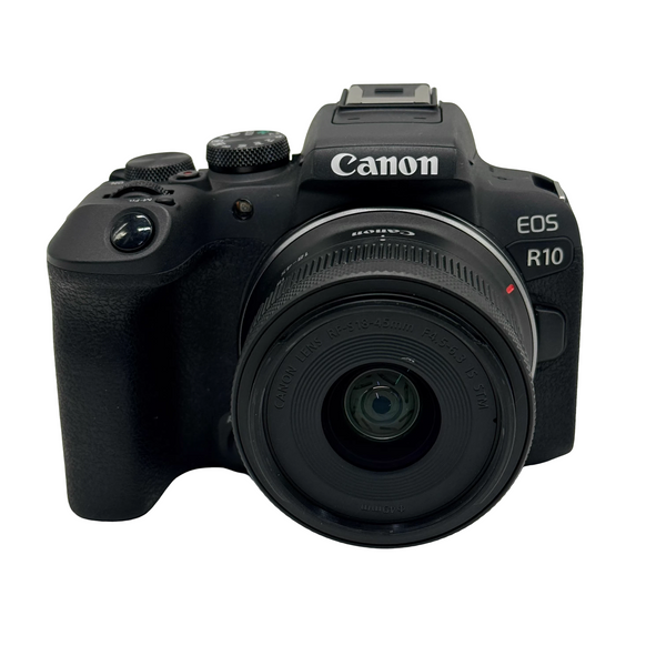 Authenticated pre-owned EOS R10 + RF-S 18-45mm f/4.5-6.3 IS STM - at Looply